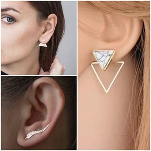 Set of 3 unique earrings